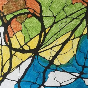 Basic Algorithm for Removing Limitations workshop Neurographica visual – abstract lines and shapes representing intention and wellbeing. Product, Workshops and Shop Pages