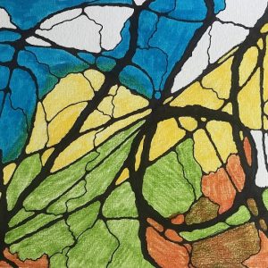 Basic Algorithm for Shifting Barriers workshop NeurographicAI visual – abstract lines and shapes representing intention and wellbeing. Product, Workshops and Shop Pages