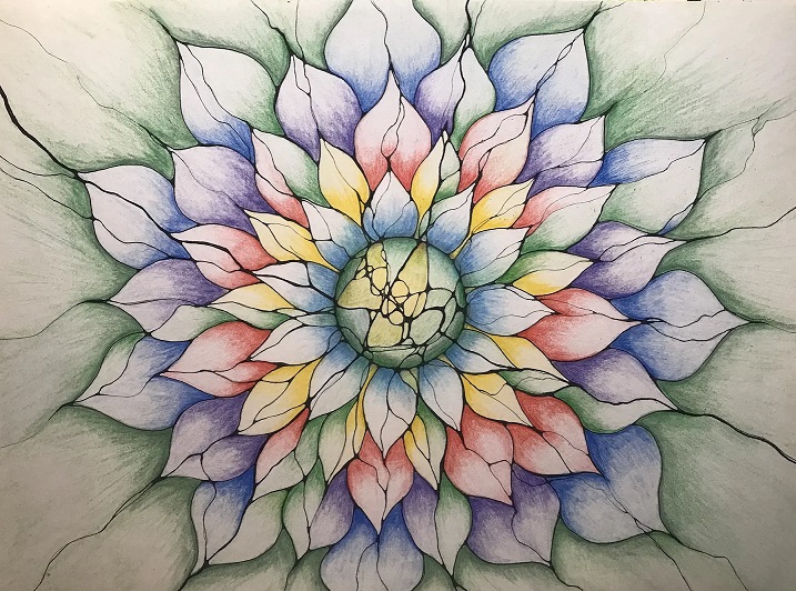 Camellia Soul Neurographica artwork symbolising growth, beauty, and transformation. Used on homepage and workshop pages