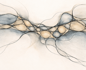 Saying Goodbye – NeurographicAI™ Grief Support Drawing NeurographicAI™ Saying Goodbye drawing supporting emotional integration, remembrance, and gentle closure during a later stage of grief.